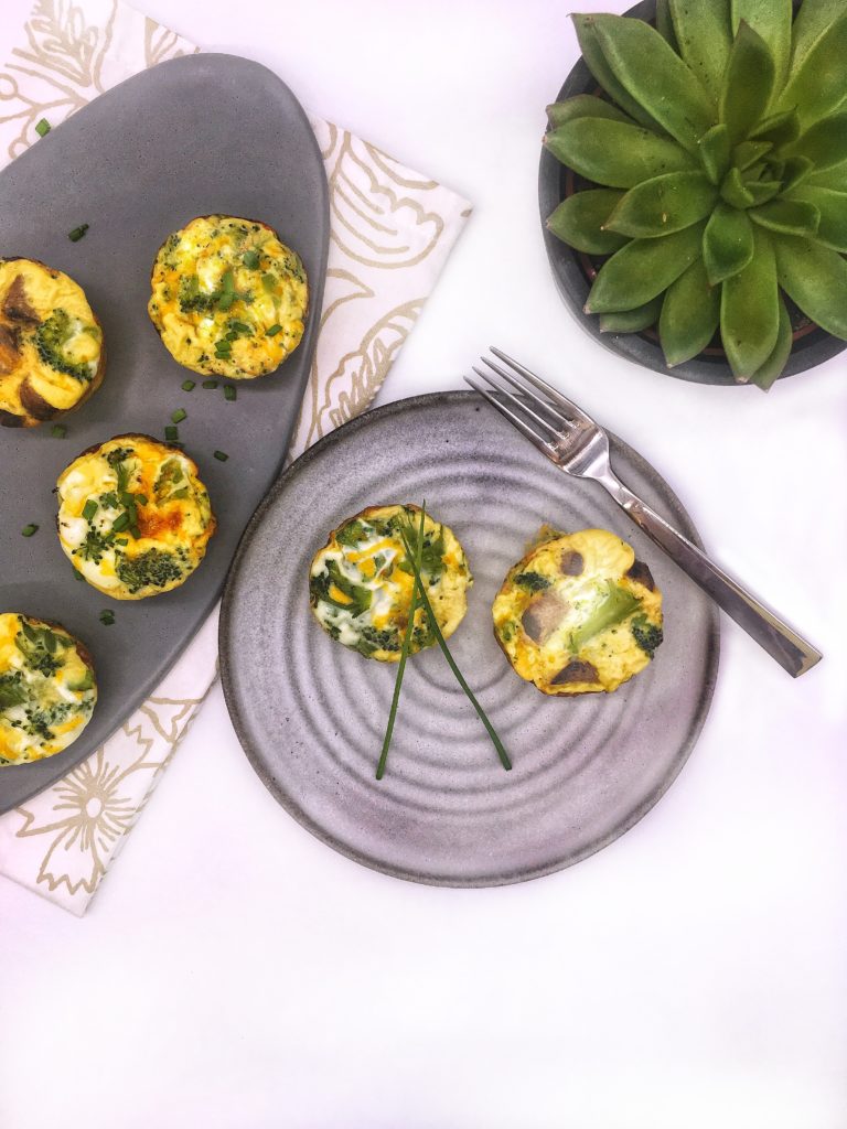 Broccoli & Cheese Egg Muffins | Family Meals in Heels