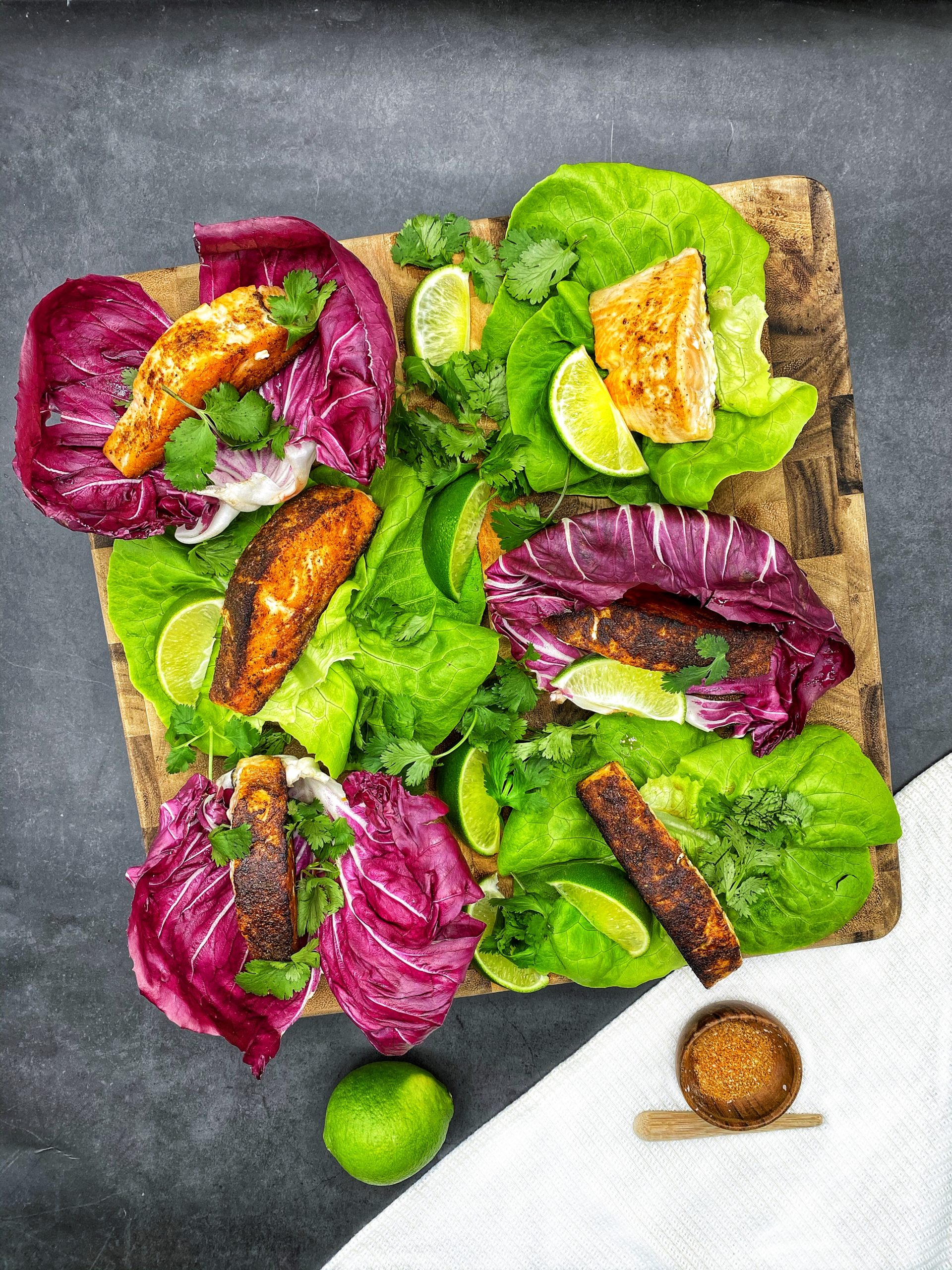 Blackened Salmon Lettuce Cups | Family Meals in Heels