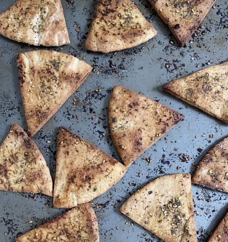 Whole Wheat Pita Chips | Family Meals in Heels