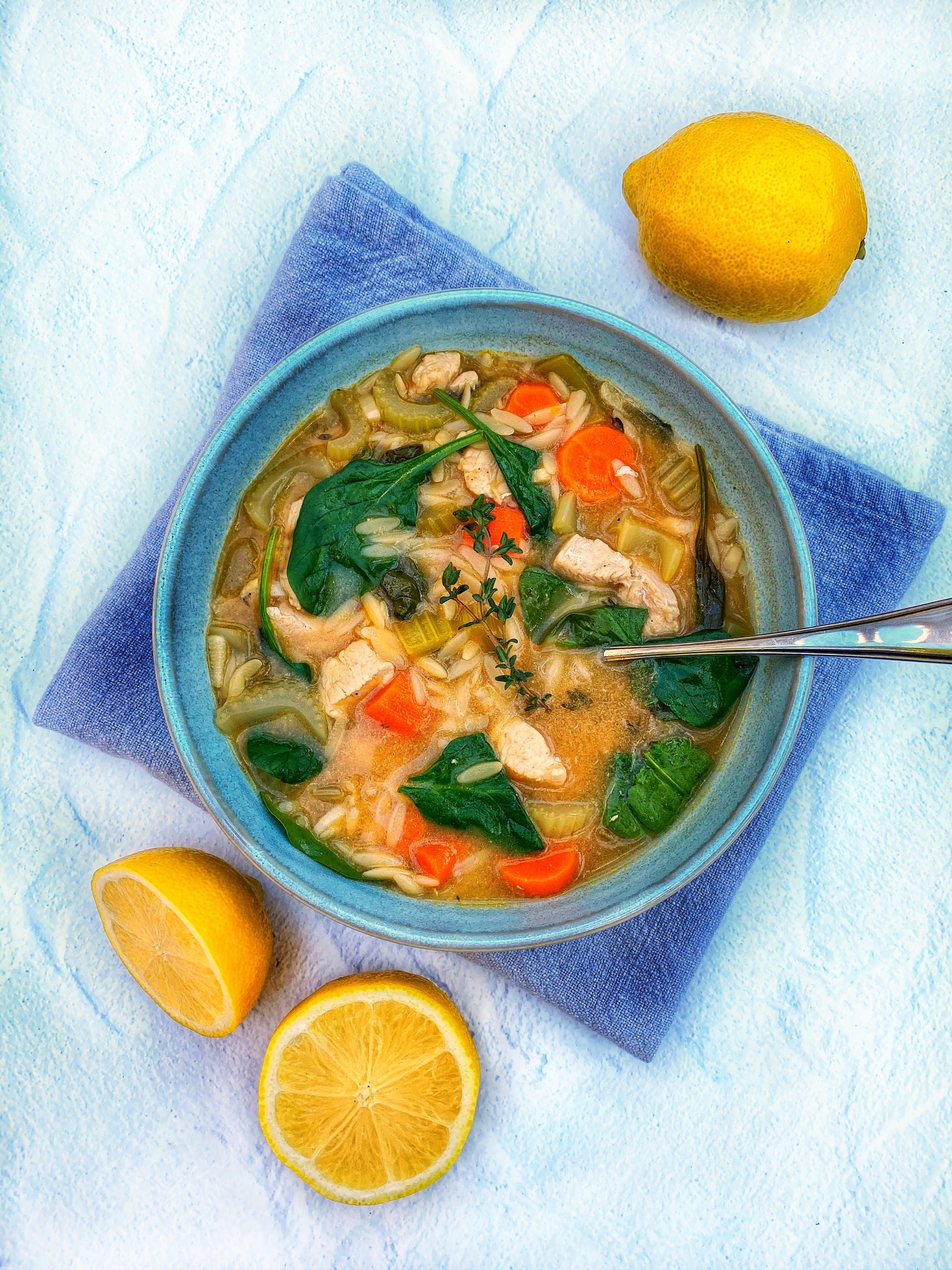 Lemon Chicken Orzo Soup | Family Meals in Heels