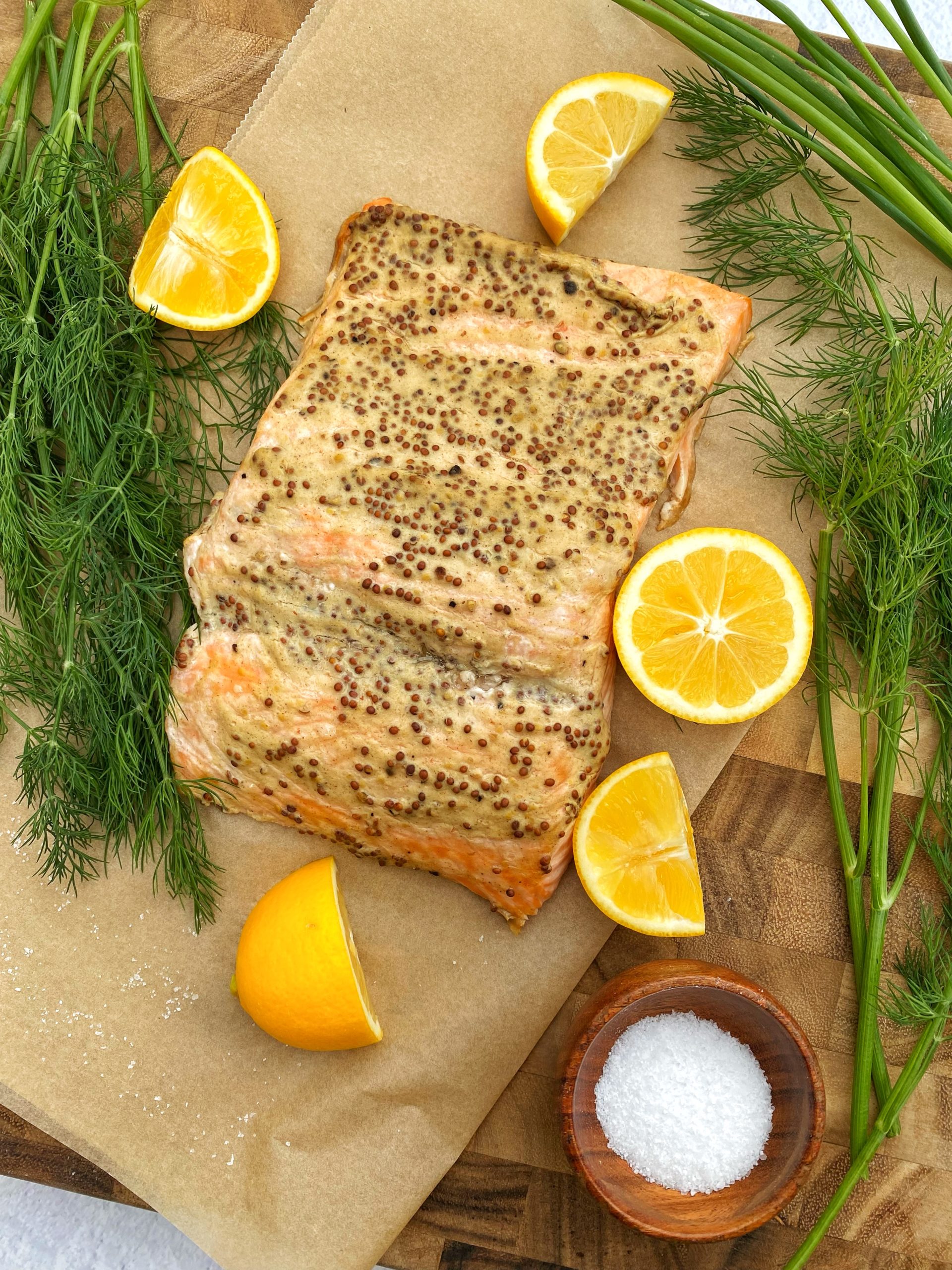 Baked Dijon Salmon | Family Meals in Heels